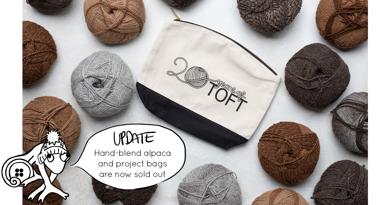 TOFT Homegrown Alpaca project bag